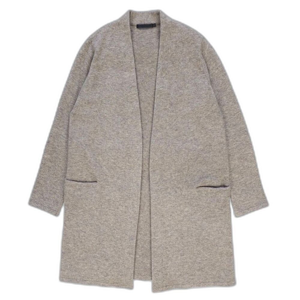 NEW Jenni Kayne Wool Yak Knit Sweater Coat Minimal Quiet Luxury Lagenlook Boho